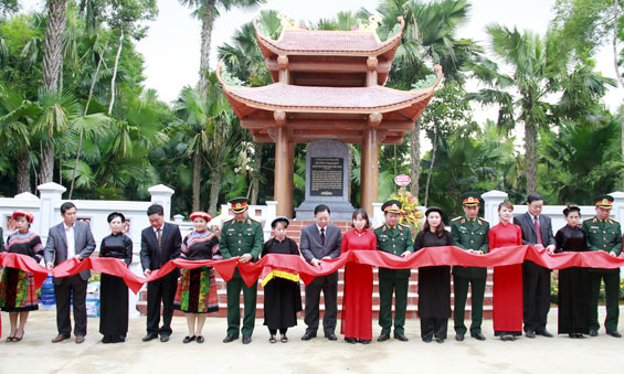 Bộ Tổng Tham mưu bàn giao một số công trình tại huyện Định Hóa