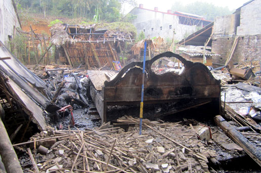 Phú Lương: Cháy nhà dân làm một người thiệt mạng