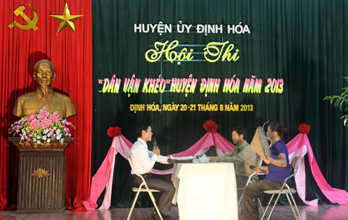 Định Hóa: 24 đội tham gia Hội thi "Dân vận khéo"