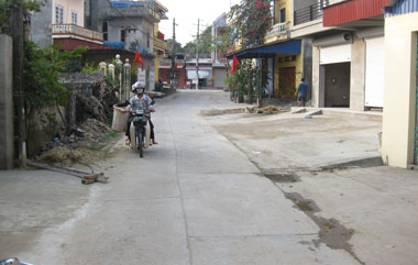 Điểm sáng trong phong trào làm đường giao thông nông thôn
