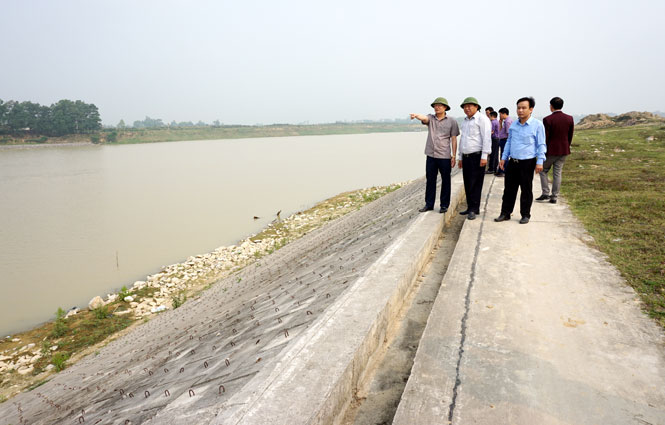 Kiểm tra, đánh giá hiện trạng đê điều trước mùa mưa bão