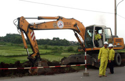 Khởi công nâng cấp đường Bắc Nam - Dự án hồ Xương Rồng