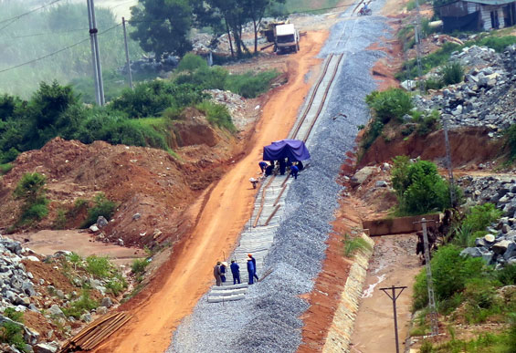 Cải dịch tuyến đường sắt Thái Nguyên - Núi Hồng: Hoàn thành 95% khối lượng thi công