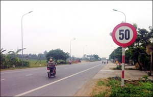 Các tuyến quốc lộ không còn biển báo dưới 40 km/h