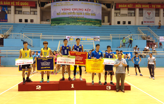 Bế mạc Vòng chung kết Giải bóng chuyền hạng A toàn quốc 2015