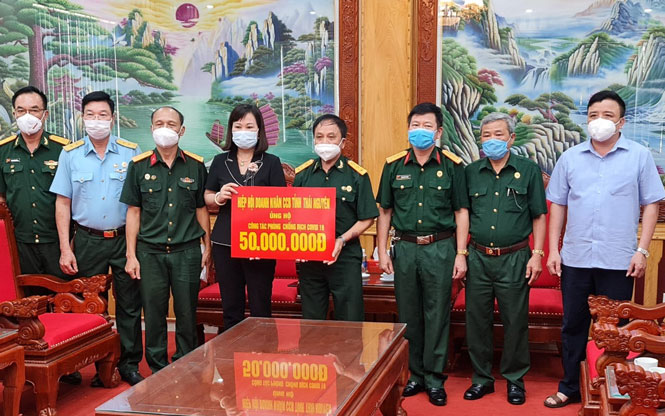 Hiệp hội Doanh nhân Cựu chiến binh tỉnh: Ủng hộ 50 triệu đồng phòng, chống dịch COVID-19