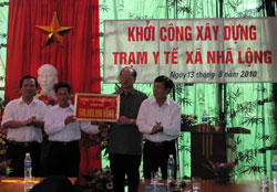 Khởi công xây dựng Trạm y tế Nhã Lộng