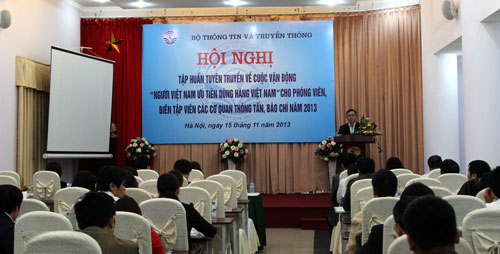 Đẩy mạnh tuyên truyền Cuộc vận động “Người Việt Nam ưu tiên dùng hàng Việt Nam”