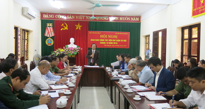 Nắm bắt, phản ánh kịp thời các vấn đề dư luận quan tâm