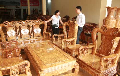 Ghi điểm tại Hội chợ đồ gỗ và lâm sản Việt Nam lần thứ 2