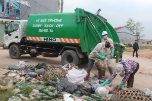 Thu gom khoảng 30m3 rác thải mỗi ngày