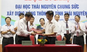 Đại học Thái nguyên chung sức xây dựng nông thôn mới tỉnh thái Nguyên