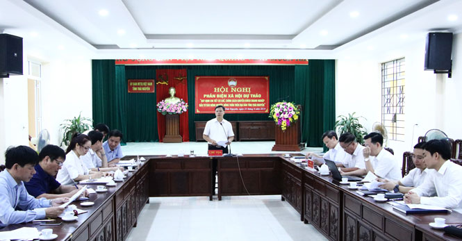 Phản biện dự thảo Quy định chi tiết đầu tư vào nông nghiệp, nông thôn