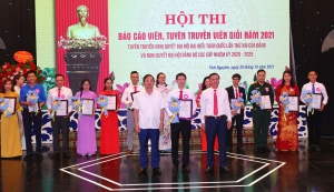 14 thí sinh tham gia thi báo cáo viên, tuyên truyền viên giỏi cấp tỉnh