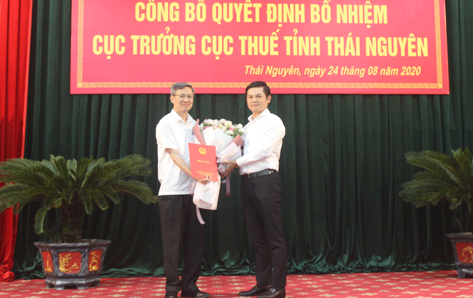 Công bố Quyết định bổ nhiệm Cục trưởng Cục Thuế Thái Nguyên