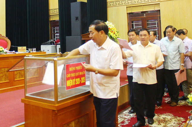 Quy hoạch cán bộ chủ chốt cấp tỉnh