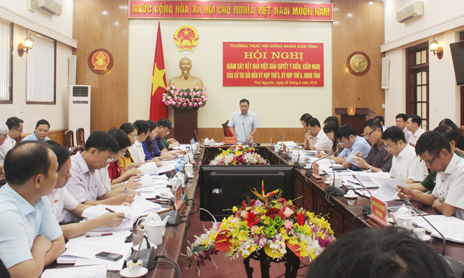 Giám sát việc giải quyết ý kiến, kiến nghị của cử tri