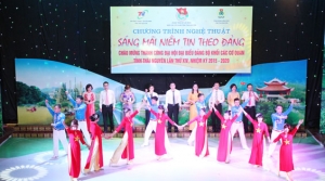 Liên hoan nghệ thuật chào mừng thành công Đại hội Đảng bộ Khối các cơ quan tỉnh