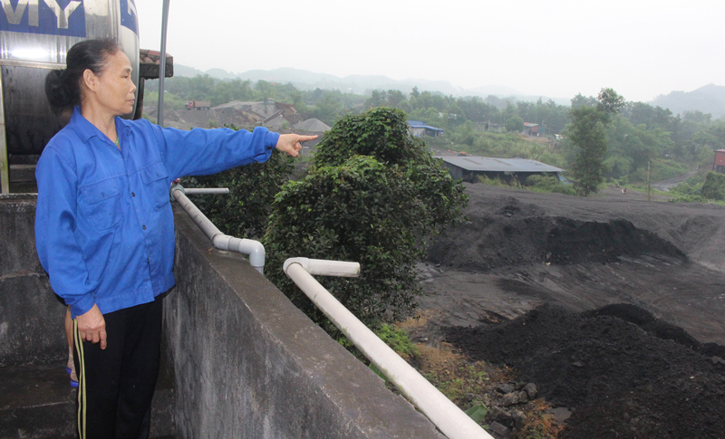 Người dân nhiều lần kiến nghị tình trạng ô nhiễm do chế biến than, nghiền đá