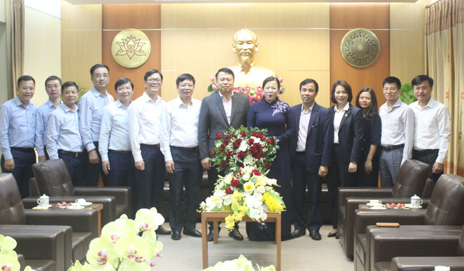 Lãnh đạo tỉnh tiếp và làm việc với Tổng Giám đốc Kho bạc Nhà nước