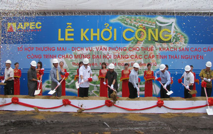 Khởi công Tổ hợp thương mại dịch vụ, văn phòng cho thuê