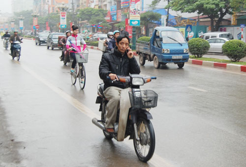 Thái Nguyên: Nhiều lỗi vi phạm không đội mũ bảo hiểm
