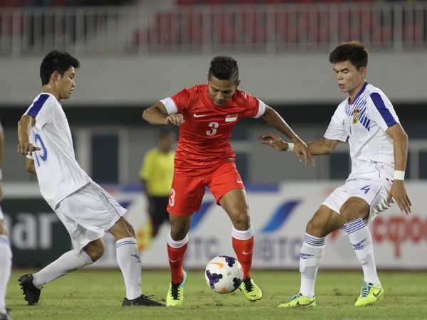 Chơi thiếu người, U23 Lào vẫn cầm hòa U23 Singapore