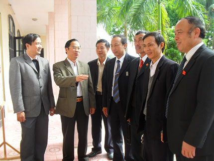 Đại biểu Quốc hội tiếp xúc cử tri tại Phổ Yên, Võ Nhai