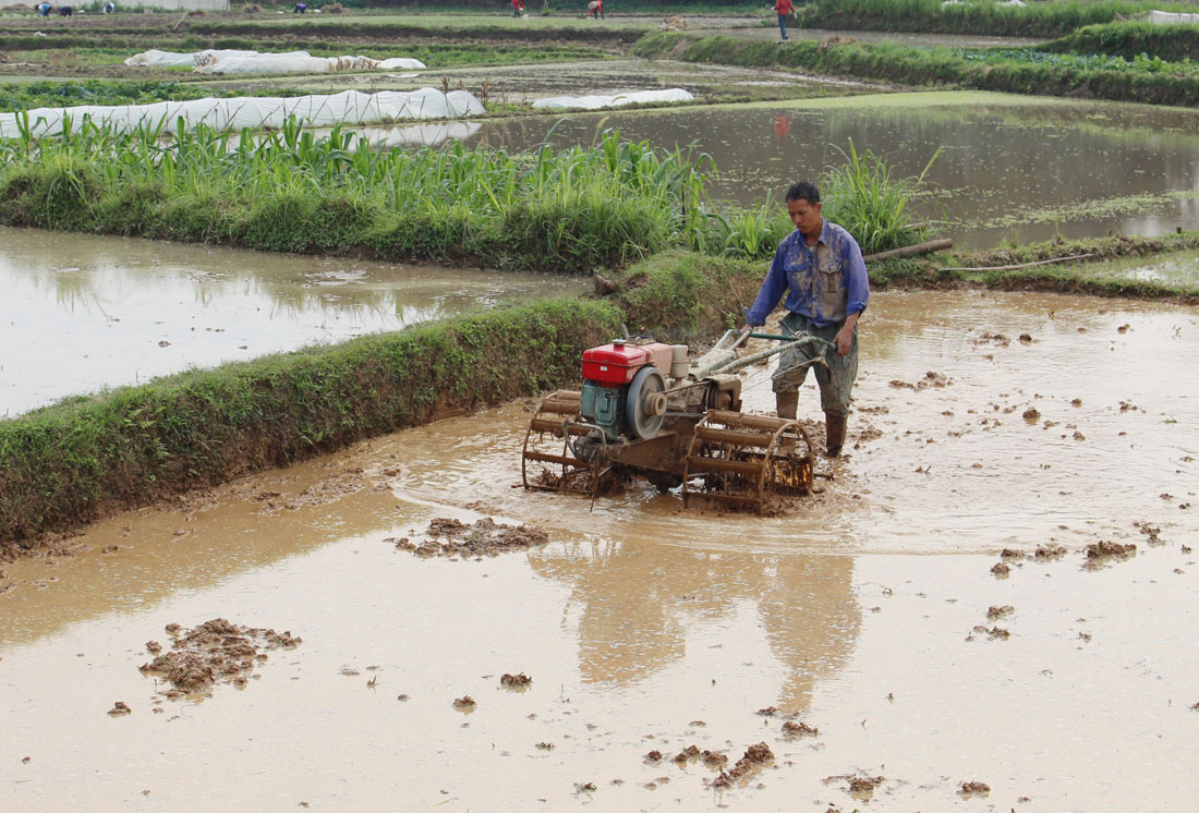 Phú Bình đẩy mạnh cơ giới hóa nông nghiệp