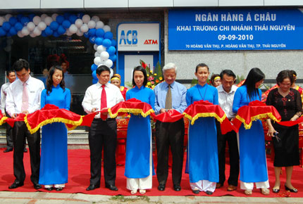 Khai trương chi nhánh Ngân hàng Á Châu tại Thái Nguyên