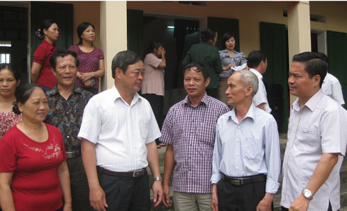 Đại biểu HĐND tỉnh tiếp xúc cử tri