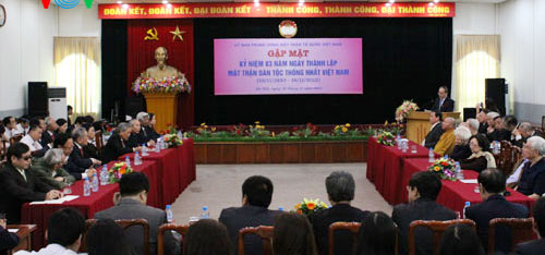 Kỷ niệm 83 năm Ngày thành lập Mặt trận Dân tộc Thống nhất