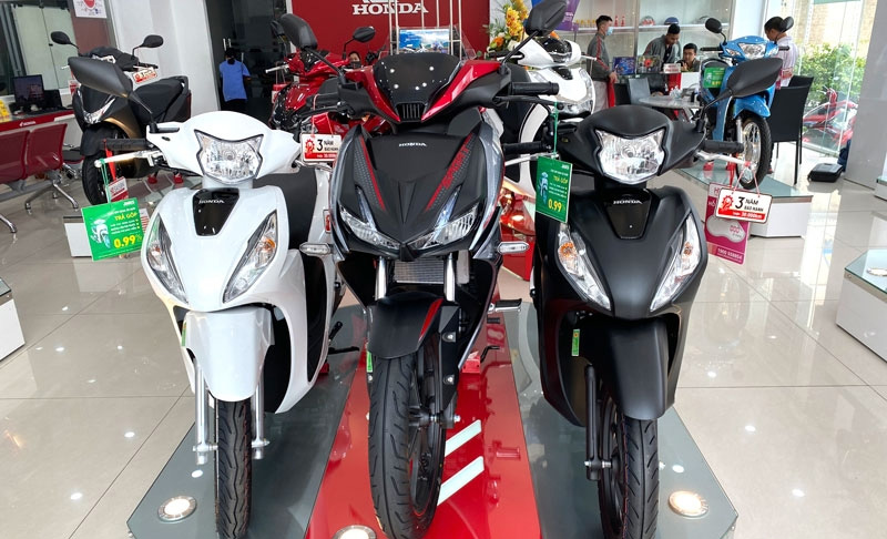 Thị trường xe máy trước cơ hội thoát đáy doanh số