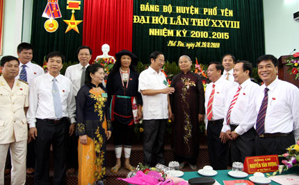 Đại hội Đảng bộ huyện Phổ Yên