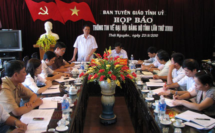 Từ 20 đến 23/10: Sẽ diễn ra Đại hội Đảng bộ tỉnh lần thứ XVIII