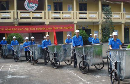 Tuổi trẻ Thái Nguyên chung sức xây dựng nông thôn mới