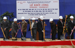 Khởi công xây dựng nhà máy xử lý và tái chế rác thải