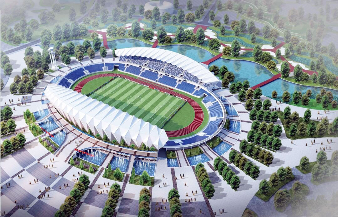 Chọn lựa phương án kiến trúc công trình Sân vận động Thái Nguyên - Báo Thái Nguyên điện tử
