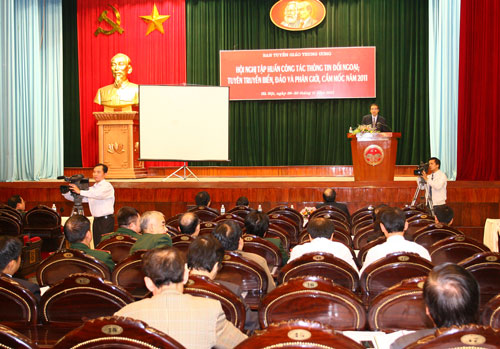 Ban Tuyên giáo Trung ương: Tập huấn công tác thông tin đối ngoại, tuyên truyền biển, đảo và phân giới, cắm mốc