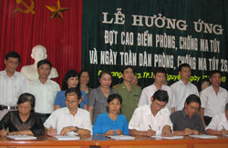 Thái Nguyên hưởng ứng đợt cao điểm phòng, chống ma túy