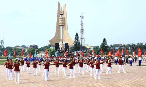 Sôi nổi phong trào thể dục, thể thao ở Phổ Yên