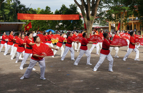 Trên 700 vận động viên tham gia Đại hội TDTT lần thứ IV