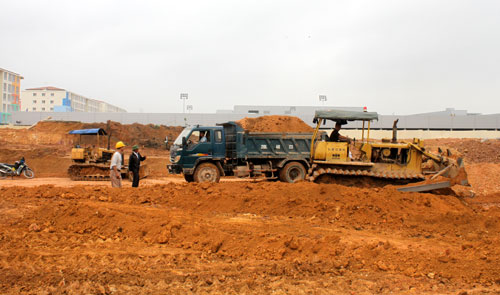 Đẩy nhanh tiến độ giải phóng mặt bằng thi công đường