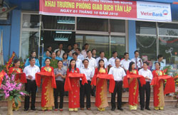 Khai trương Phòng giao dịch Tân Lập