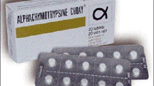 Đình chỉ lưu hành thuốc chống phù nề alpha choay