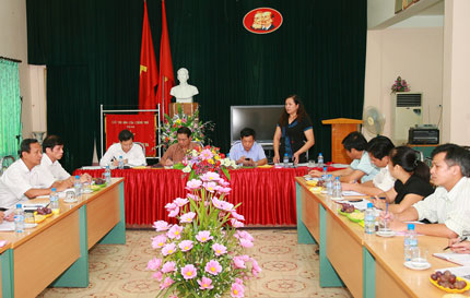 Lãnh đạo tỉnh làm việc tại Báo Thái Nguyên