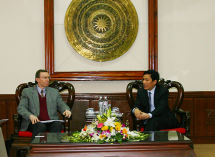 Tiếp Đại sứ Vương quốc Na Uy