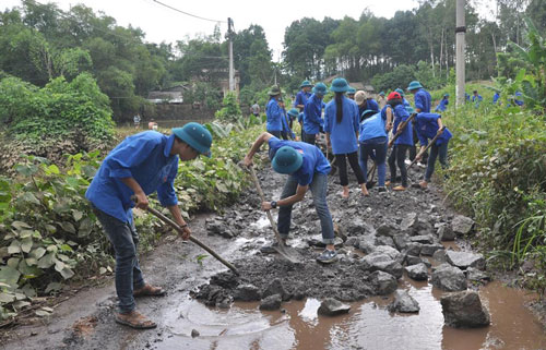  Thanh niên Thái Nguyên chung sức xây dựng quê hương