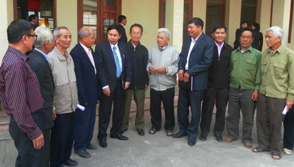 Đại biểu HĐND các cấp tiếp xúc cử tri