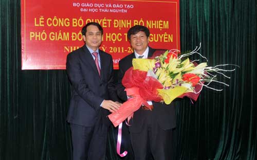 Bổ nhiệm Phó Giám đốc Đại học Thái Nguyên